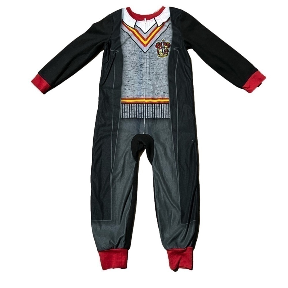 Harry Potter Zipper Pajama Long-sleeve Bodysuit Wizards Girls Size 4/5